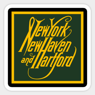 New York New Haven and Hartford Railroad Sticker